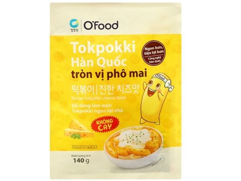 Bánh gạo Tokpokki Hàn Quốc O'Food gói 140g