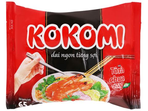 Mì Kokomi tôm chua cay gói 65g