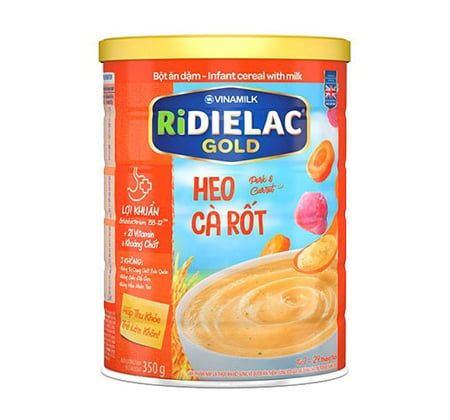 Bột ăn dặm Ridielac Gold heo cà rốt