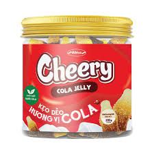 Kẹo dẻo Cherry hương vị cola HN hũ 200g