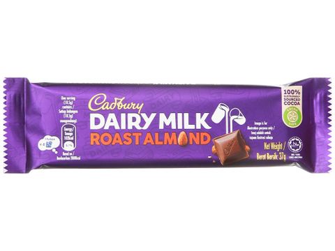 Kẹo Sôcôla hạnh nhân Cadbury Dairy Milk
