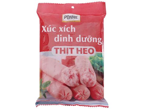 Xúc xích dinh dưỡng thịt heo Ponnie gói 95g
