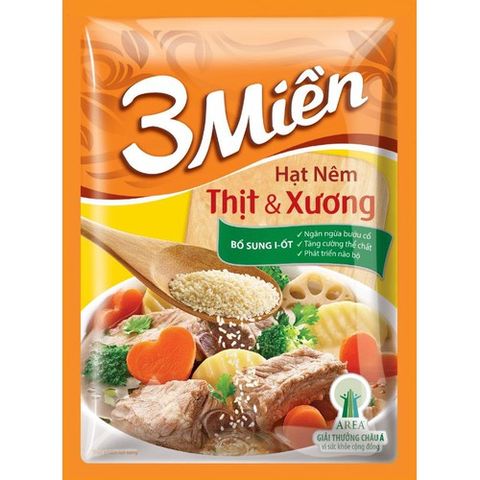 Hạt nêm 3 miền Horeca thịt & xương 2kg