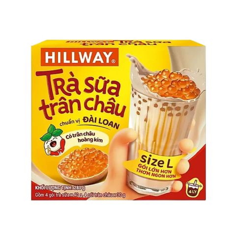 Trà sữa trân châu Hillway chuẩn vị đài loan hộp 280g