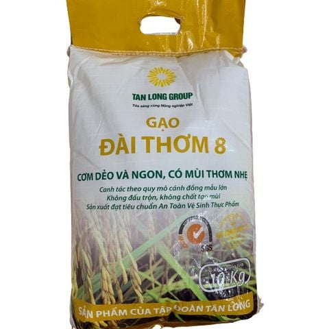 Gạo đài thơm 8 bao 10kg