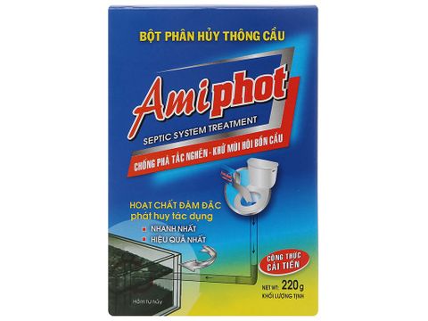 Bột phân hủy thông cầu Amiphot 220g