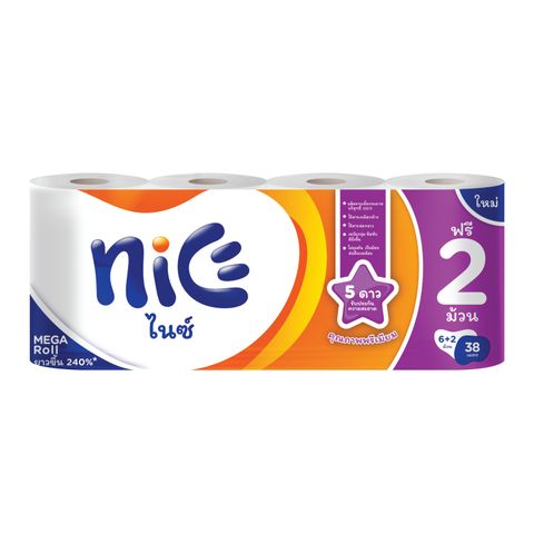 Giấy vệ sinh Nice Mega B/8 cuộn