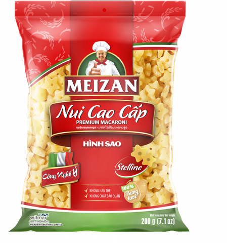 Nui cao cấp hình sao Meizan gói 200g