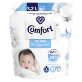 Nước xả Comfort dịu nhẹ thơm hương phấn 3.2l