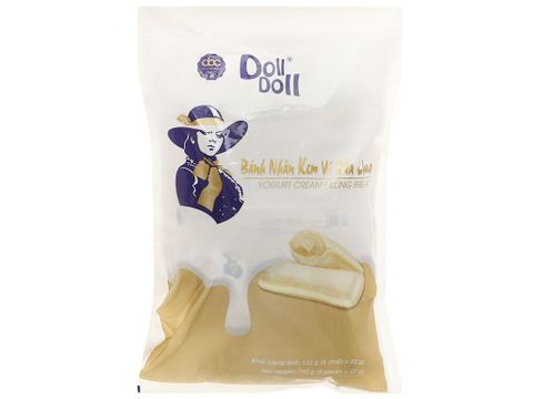 Bánh nhân sữa chua Dolldoll gói 132g