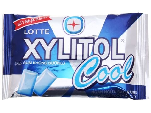 Kẹo Lotte Xylitol Cool không đường vỉ 11.6g