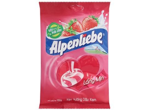 Kẹo Alpenliebe dâu gói 115.5g