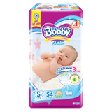 Tã dán Bobby siêu thấm S54