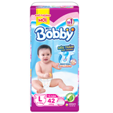 Tã dán Bobby siêu thấm loại siêu mỏng L42