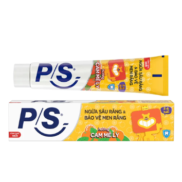 Kem đánh răng PS ngừa sâu răng & bảo vệ men răng hương cam mê ly 90g
