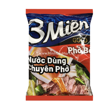 Phở 3 Miền Gold gói 75g