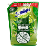 Nước rửa chén Sunlight khử mùi tanh matcha trà nhật 3.4kg