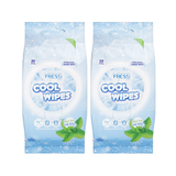 Khăn ướt Fressi Care Cool Wipes 20 miếng*2 gói
