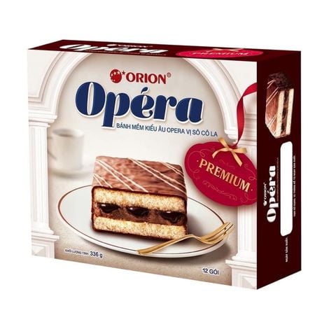Bánh Orion kiểu âu opera vị sô cô la hộp 336g