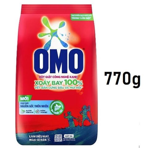 Bột giặt Omo nguồn gốc thiên nhiên 770g
