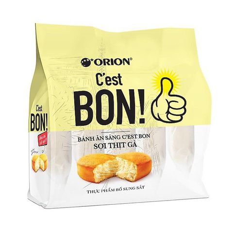 Bánh ăn sáng C'est Bon sợi thịt gà gói 85g