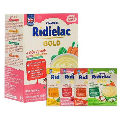 Bột ăn dặm Ridielac Gold 4 vị mặn 200g