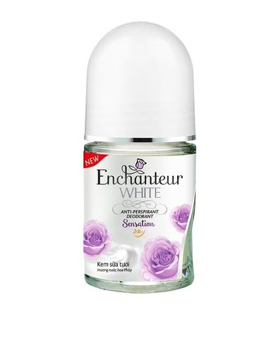 Lăn khử mùi Enchanteur sensation kem sữa 25ml