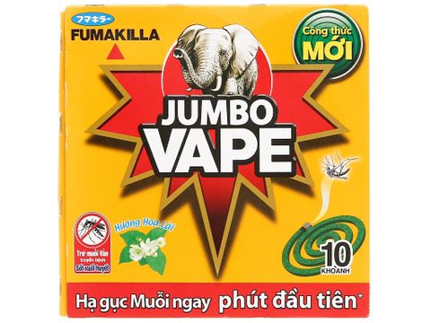 Nhang muỗi Jumbo Vape hương hoa lài 120g