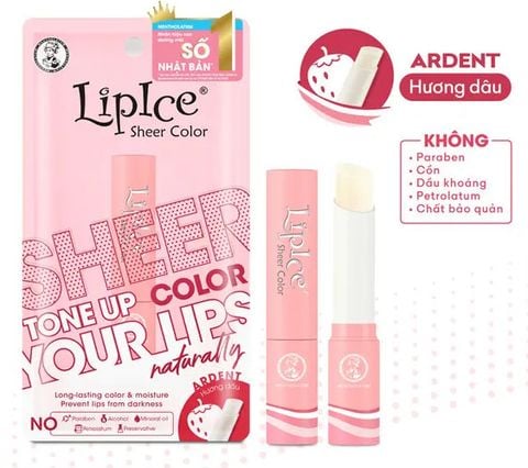Son môi LipIce sheer color dâu 2g