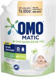 Nước giặt Omo matic cho quần áo bé 3.6kg