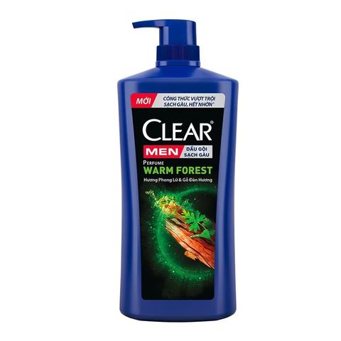 Dầu gội Clear men hương Phong Lữ & Gỗ Đàn Hương 600g