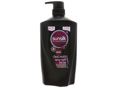 Dầu gội Sunsilk Óng mượt rạng ngời đen 900g