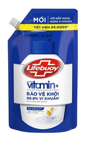 Nước rửa tay Lifebuoy sữa dưỡng ẩm 1kg