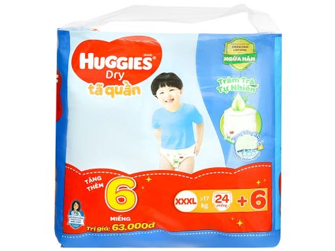Tã quần Huggies Dry XXXL 24M