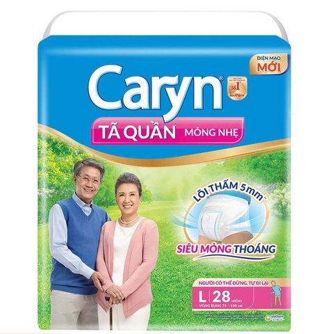 Tã quần Caryn mỏng nhẹ L28