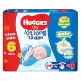 Tã dán lọt lòng Huggies Dry NB 70+6 miếng