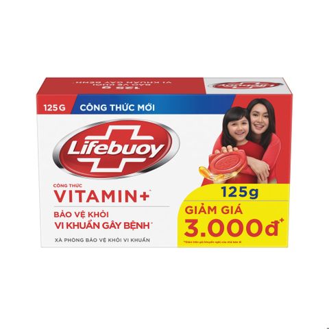 Xà phồng viên Lifebuoy Vitamin+ SDA 125g