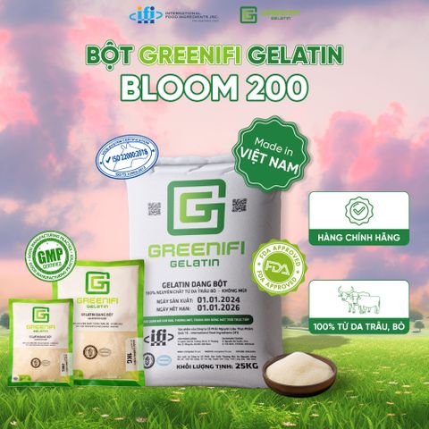  Bột Gelatin Việt Nam - 200 Bloom 