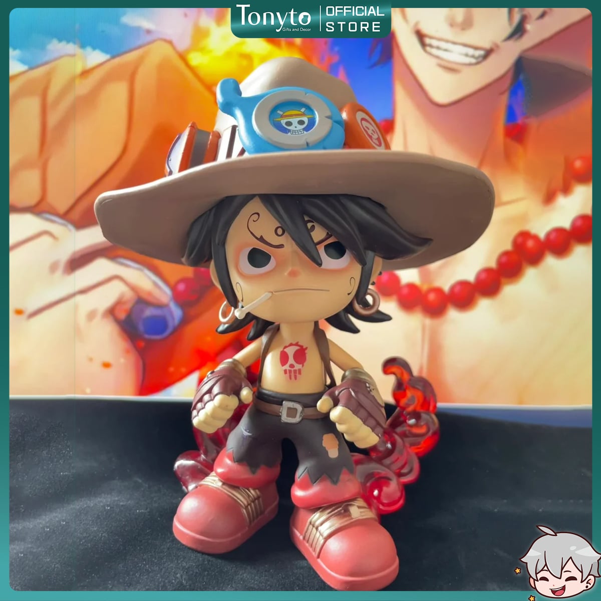 Mô Hình Luffy ACE Cowboy Siêu Ngầu Fullbox - Mô Hình One Piece 