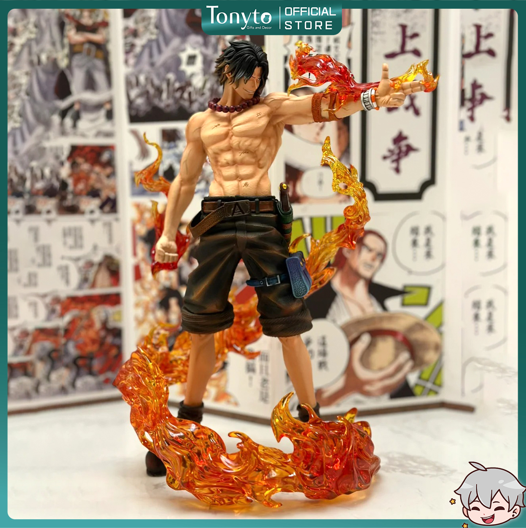  Mô hình Ace Hỏa Quyền Chỉ Tay Siêu Ngầu - Mô Hình One Piece 