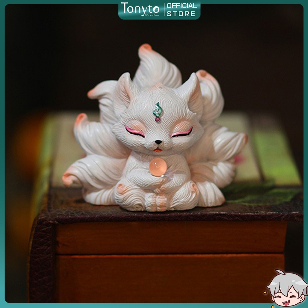  Tượng Cửu Vĩ Hồ Cầm Ngọc Mang Lại May Mắn, Sức Khỏe, Tình Duyên 