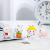 Mô Hình Thỏ Mini Dễ Thương Dùng Trang Trí Tiểu Cảnh, Quà Tặng Sinh Nhật 