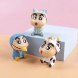  Set 6 Mô Hình Cậu Bé Bút Chì Shin Chan Cosplay Cute - Trang Trí Tiểu Cảnh, Làm Quà Tặng 