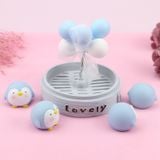  Quà Tặng Set 4 Mô Hình Chim Cánh Cụt Kèm Mâm Bánh 