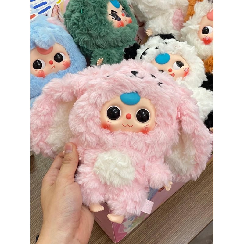  BlindBox Baby Three Ver.3 Chính Hãng - Móc Khoá Gấu Bông Hot Trend 