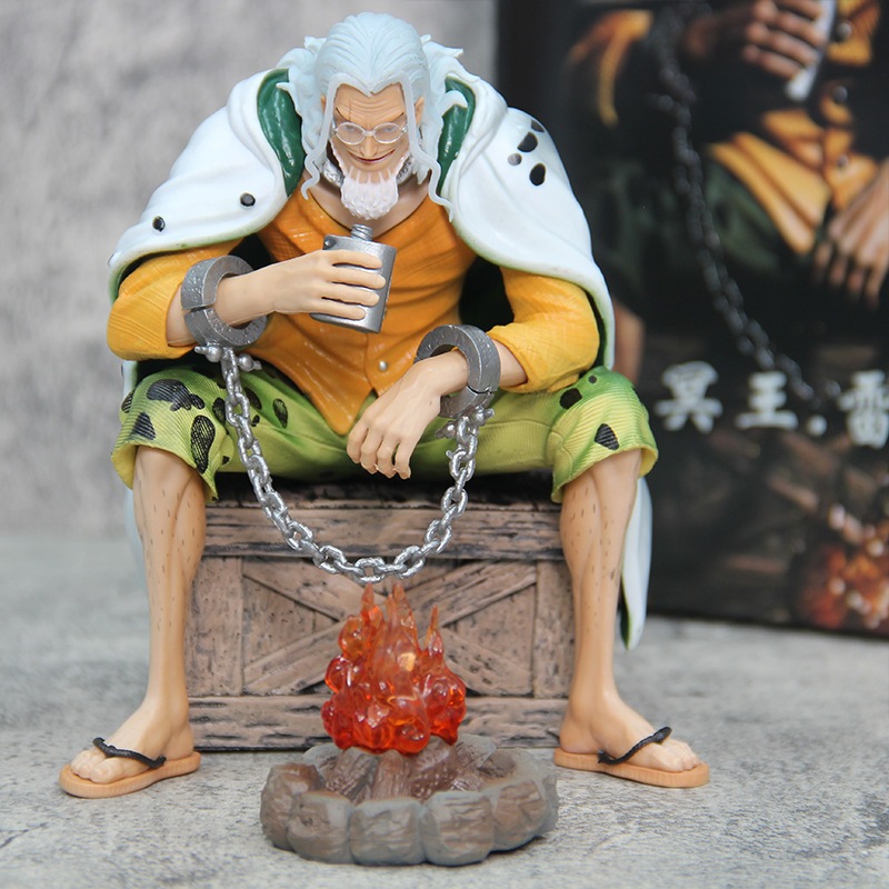  [CÓ LED] Mô Hình Silvers Rayleigh Vua Bóng Tối Ngồi Lửa Trại | Mô Hình One Piece Chất, Siêu Ngầu 