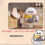  Set 6 Mô Hình Gấu Trúc Panda Cute - Blindbox ToyCity MR.PA Working Week 