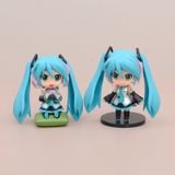  Set 6 Mô Hình Hatsune Miku Nghệ Sĩ Âm Nhạc Chibi - Mô Hình Anime Nữ Cute 