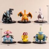  Mô Hình Pokemon Dùng Để Trang Trí, Làm Quà Tặng | Mô Hình Pikachu, Rùa Kameil, Ếch Kỳ Diệu Bulbasaur, Charmander 