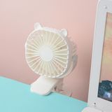  Quạt Kẹp Bàn, Quạt Tích Điện USB Để Bàn, Quạt Để Bàn Xoay 720 Độ, 3 Tốc Độ Gió, Không Gây Tiếng Ồn, Tặng Sạc USB & Pin 
